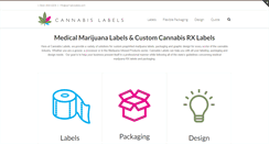 Desktop Screenshot of cannabislabels.com